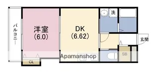 GM姫島【1階】の間取り