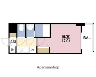 S−RESIDENCE福島玉川DEUX【12階】の間取り