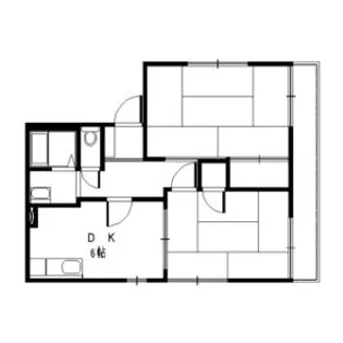 フレグランス北園田【201号室】の間取り