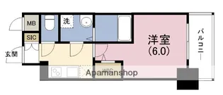 エスリードレジデンス梅田マークス【9階】の間取り