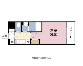 エスリード大阪デュアルゲート【10階】の間取り