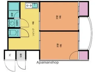 サクセスコート塚本【3階】の間取り