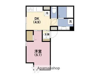 Diamond Fuji 88【2階】の間取り