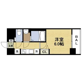 プレサンス野江内代ペルティエ【0803号室】の間取り