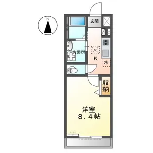 ベルフラワー【1階】の間取り