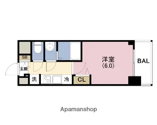 プレサンス西九条シティベイ【2階】の間取り