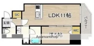 フェルザ福島【10階】の間取り