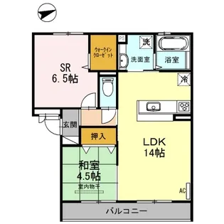 パストラル・エント岡町【2階】の間取り