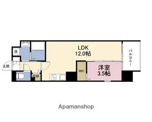 M・COURT福島【3階】の間取り
