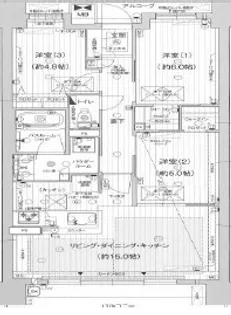 大阪府大阪市此花区春日出南3丁目【マンション】の間取り