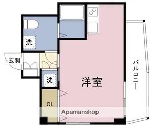 ジュネス海老江【4階】の間取り
