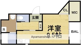 1Rの間取り画像