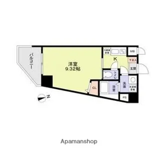 JJ RESIDENCE NISHIKUJO【4階】の間取り