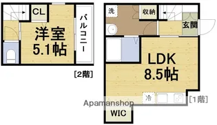 ROYAL RESIDENCE大和田パークフロント【1階】の間取り