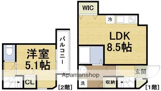 ROYAL RESIDENCE大和田パークフロント【1階】の間取り