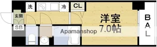 ファーストフィオーレ尼崎グランウエスト【15階】の間取り