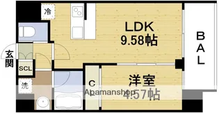 プレジオ塚本ASIAN【8階】の間取り