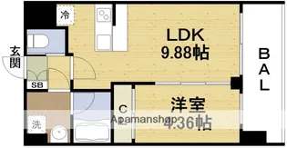 プレジオ塚本ASIAN【2階】の間取り