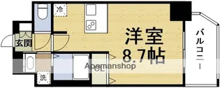 プレサンス梅田北パワーゲート【4階】の間取り