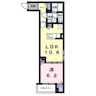 ヒカルサ尼崎栗山町【2階】の間取り