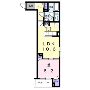 ヒカルサ尼崎栗山町【1階】の間取り