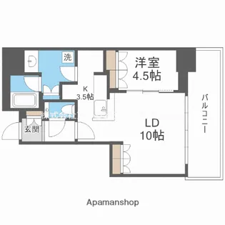グランドメゾン新梅田タワー THE CLUB RESIDENCE【11階】の間取り