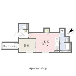 F ASECIA ARAGO【1階】の間取り