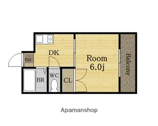 エステート野田【2階】の間取り
