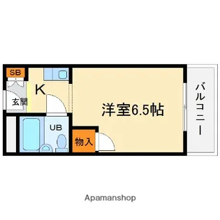 大阪府箕面市粟生間谷東2丁目【マンション】の間取り
