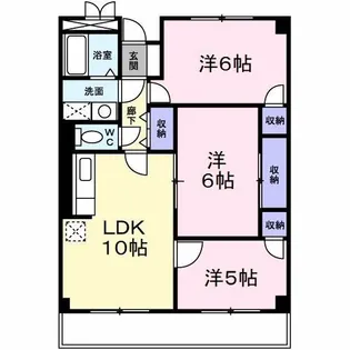 グランパスオーク【2階】の間取り