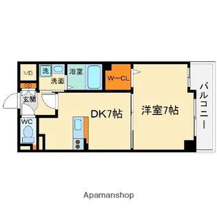石塚ハイム【410号室】の間取り
