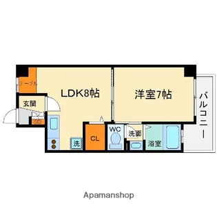 石塚ハイム【1階】の間取り