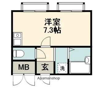 グランベール千里【3階】の間取り