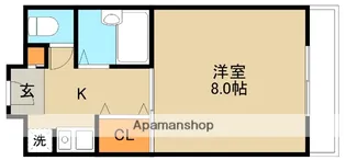 グランボア【4階】の間取り