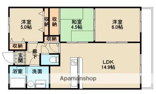 アバンティ千里【5階】の間取り