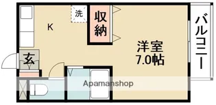 大阪府箕面市小野原東4丁目【アパート】の間取り