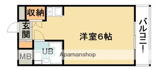 シティパレス南千里【3階】の間取り
