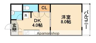 ヴィオレ外院【4階】の間取り