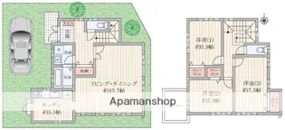 大阪府吹田市佐井寺3丁目【一戸建】の間取り