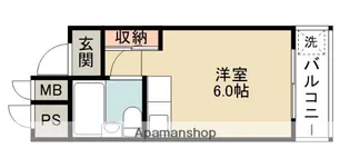 大阪府箕面市粟生間谷東5丁目【マンション】の間取り