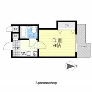 大阪府箕面市粟生間谷西7丁目【マンション】の間取り