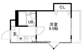 大阪府箕面市粟生間谷西7丁目【マンション】の間取り