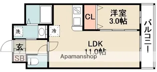 石塚ハイム【3階】の間取り