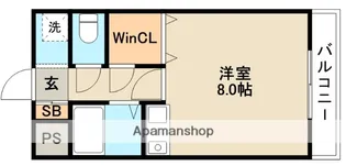 カサモラーダ船場【2階】の間取り