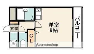 カサモラーダ船場【4階】の間取り