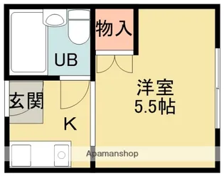 梶マンション【1階】の間取り