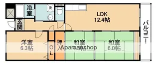 ビフォーレ千里【1階】の間取り