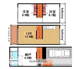 BOSCO【1階】の間取り