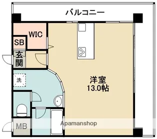 ラメゾンリュミエール彩都【1階】の間取り