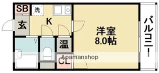 APRICITY千里【1階】の間取り